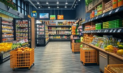 Grocery Store Interior Design