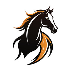 horse head logo icon