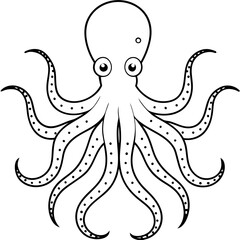 octopus cartoon illustration