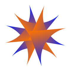 Obraz premium abstract gradient pattern vector eps, circular floral design