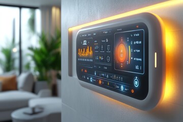 Fototapeta premium Smart Home Control Panel