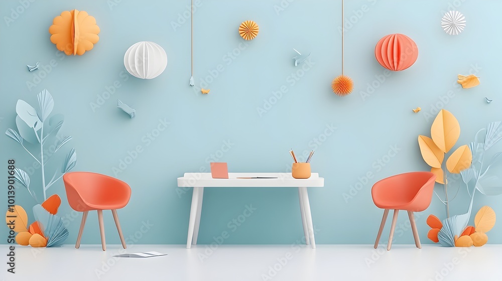 Poster thoughtful and minimalist digital design with clean typography geometric patterns and subtle data vi