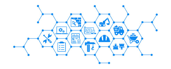 construction , civil engineering , architecture concept vector illustration