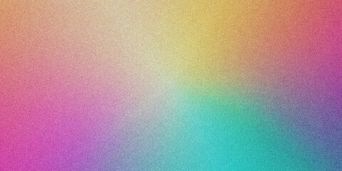 Colorful Gradient Background with Grainy Noise Texture. Modern and Futuristic Design with Smooth Fluid Shapes, Ideal for Posters with a Unique Visual Appeal.