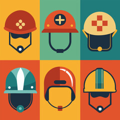Safety helmet graphic design