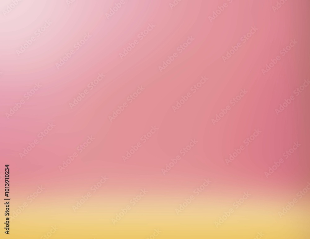 Poster abstract gradient background with a soft blend of pink and yellow hues creating a warm atmosphere, a