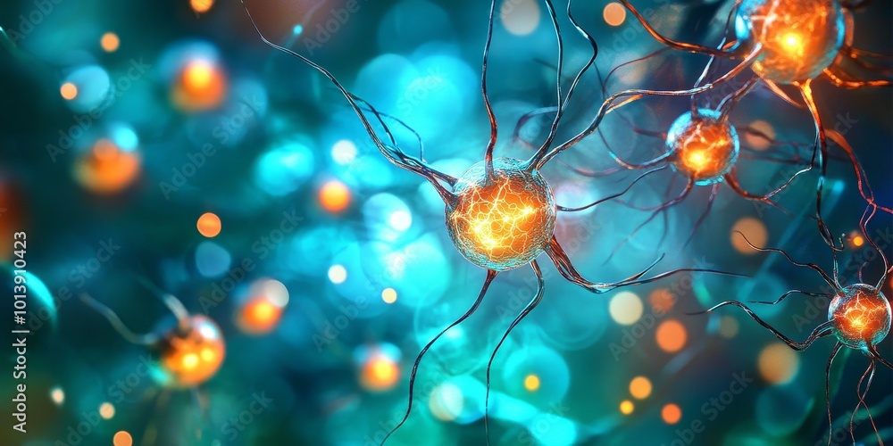 Leinwandbilder Machine Learning Algorithms: Illustrate a visual representation of neural networks with interconnected nodes, highlighting the complexity of AI development.