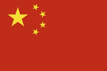 Flag of China, Vector illustration