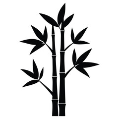 bamboo plant silhouette