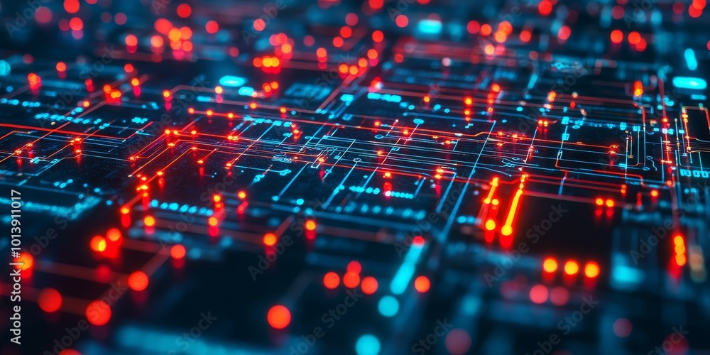 Aufkleber Smart Contracts: Depict a concept of smart contracts with digital agreements being executed on a blockchain platform.