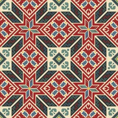 Traditional Bulgarian embroidery vector pattern