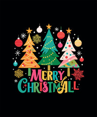 Merry Christmas T-shirt Design