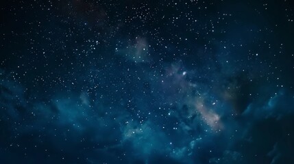 Night sky with stars and clouds. Ilustration generated by ai