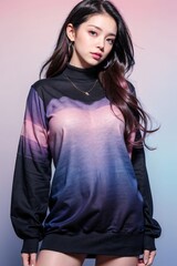 Beautiful girl fashion model