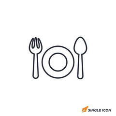 food icon vector illustration. food symbol isolated on white background