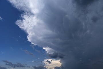 Obraz premium Looming thunderclouds, Bavaria, Germany, Europe
