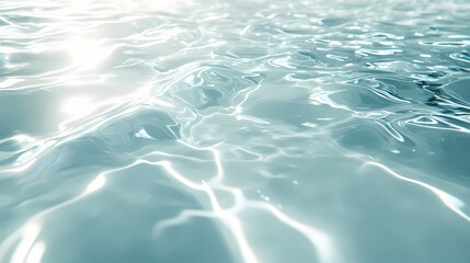 Crystal clear water ripples on white background. water. illustrations. Crystal Clear Waters. Illustration