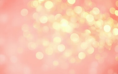 Fototapeta premium Golden Glitter Sparkles and Bokeh