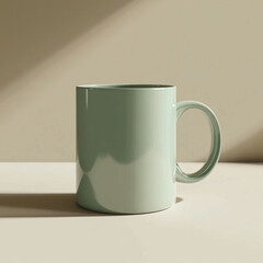 White Mug Mockup on a orange background. Perfect for businesses selling mugs, just overlay your quote or design on to the image.