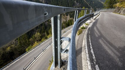 Splügen pass road, Sondrio province, Lombardy, Italy, Europe