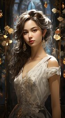 a fictional character, blending realism with fantastical elements to tell a unique story 
