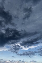 Obraz premium Looming thunderclouds, Bavaria, Germany, Europe