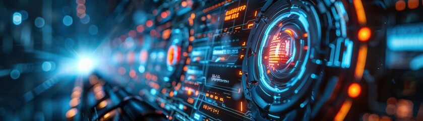 The future and technology with sleek designs, modern and innovative, Urban, Cool tones, Photograph, Futuristic vision