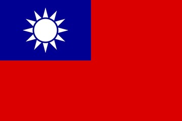 National flag of Taiwan