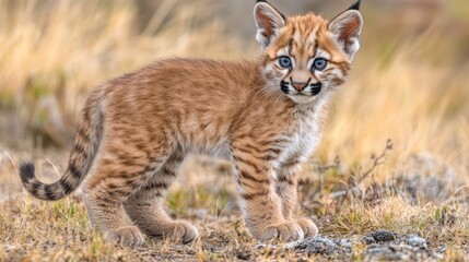 Fototapeta premium Adorable Wildcat Kitten