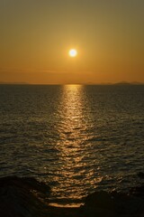Obraz premium Sunset near Primosten, Dalmatia, Croatia, Europe