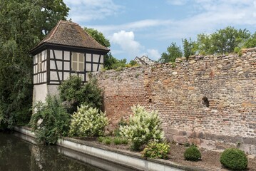 Tower of Colmar Fortification, France, Europe