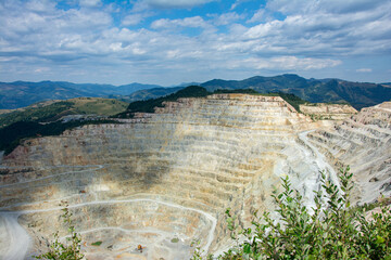 copper mine,  open pit copper mine