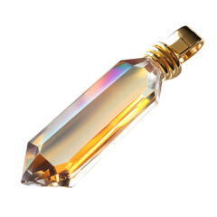 Crystal pendant, white isolate background