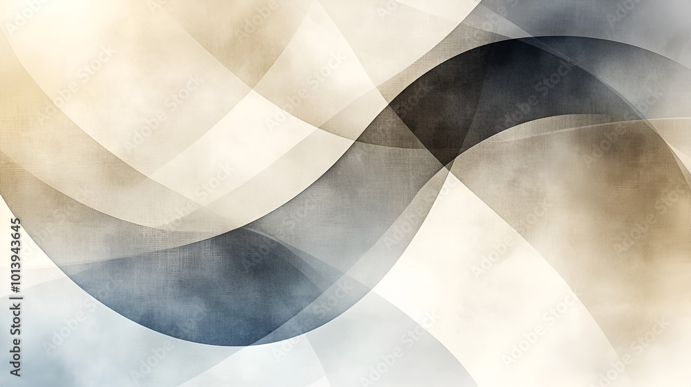 Aufkleber abstract design featuring flowing curves and soft colors in a gentle gradient pattern