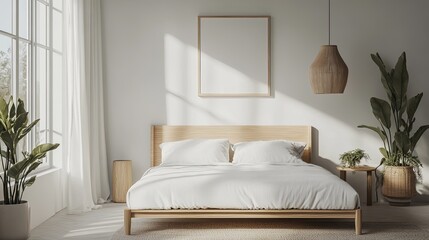 Cozy Minimalist Bedroom with Natural Light