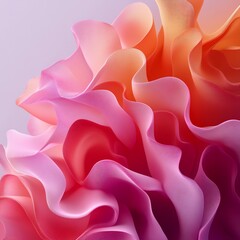 Obraz premium Soft abstract gradients pink and orange tones blending smoothly for a dreamy warm aesthetic