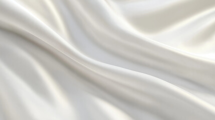 Naklejka premium Minimalist White Fabric Texture with Elegant Soft Folds