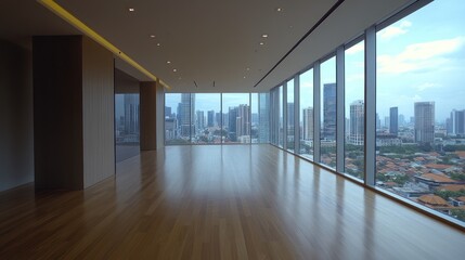 Modern Office with City View