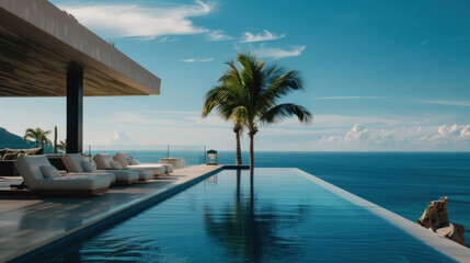 Fototapeta premium A discussion on how people in luxury environments can find happiness beyond wealth, through personal growth and connection.