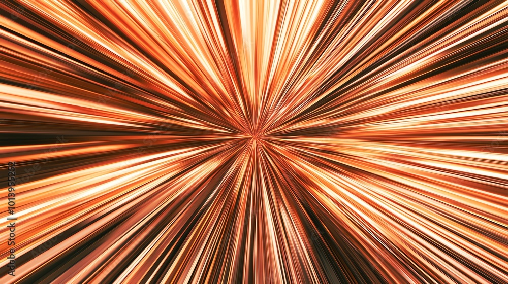 Poster a stunning burst of dynamic colors radiating outward, creating an abstract explosion of light and en