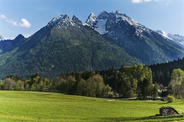 Hochkalter, Ramsau Berchtesgadener Land, Upper Bavaria, Germany, Europe