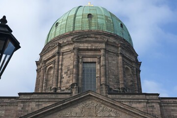 Dome of St. Elizabeth Church, neo-classical church completed in 1903, Nuremberg, Middle Franconia, Bavaria, Germany, Europe