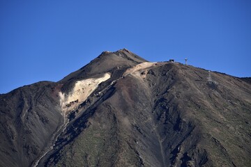 Volcano Pico del Teide cable car, Teide National Park, Tenerife, Canary Islands, Spain, Europe
