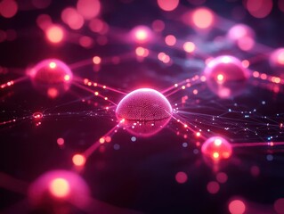 abstract 3d network connections with a plexus design showcasing intricate lines and nodes in a futuristic digital landscape ideal for techfocused visuals