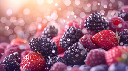 blackberry and raspberry