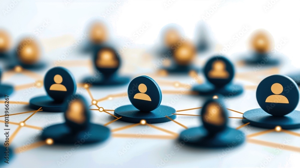 Aufkleber online digital networking through interconnected social platforms and virtual events