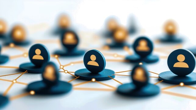 Online digital networking through interconnected social platforms and virtual events