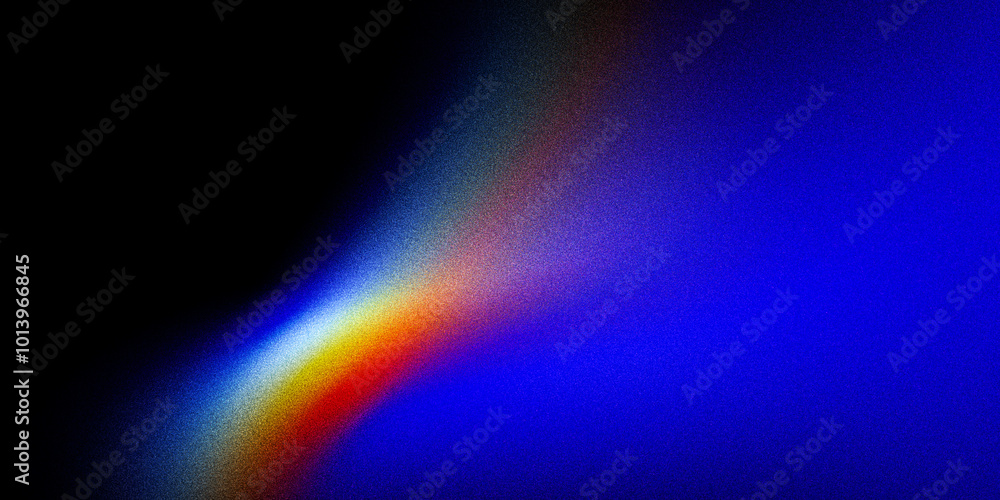 Poster abstract gradient colors noise grain background of neon holograph wave. colors wave grain noise grad