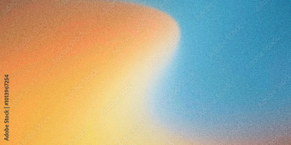 Poster grain noise colors gradient background. abstract grainy texture and gritty grain noise in gradient m