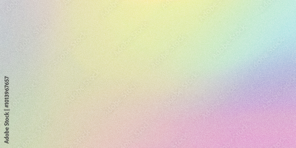 Poster grain noise colors gradient abstract background. soft pastel colors gradient or holograph mesh with 